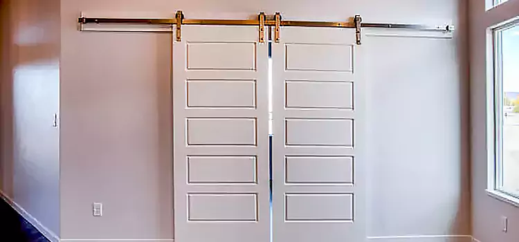 Glass Barn Door with Installation Hardware Kit Broken Arrow