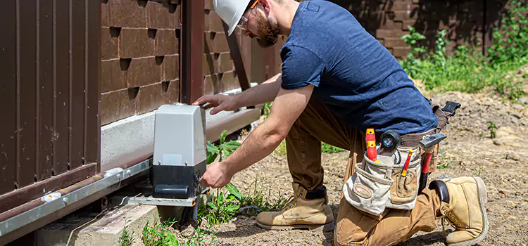 Electric Driveway Gate Installation Broken Arrow