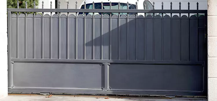 Metal Driveway Gate Installation Broken Arrow