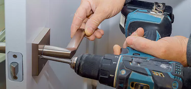 Security Door Lock Installation Broken Arrow
